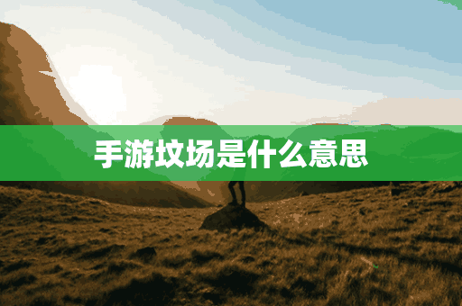 手游坟场是什么意思